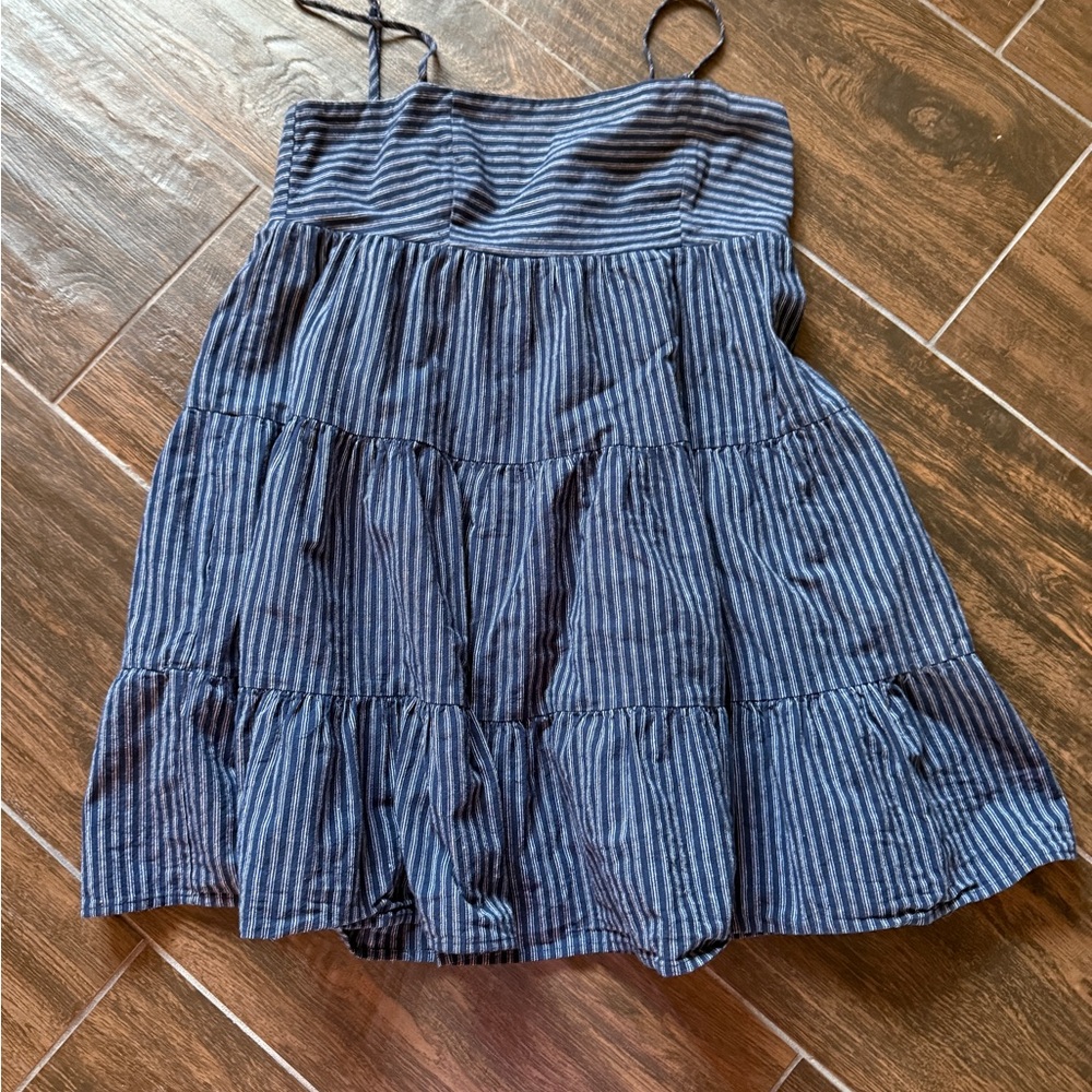 Vici Navy Striped Kids Dress